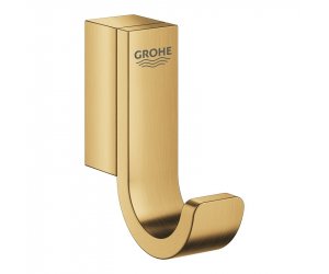 Крючок одинарный Grohe Selection 41039GN0, золото матовое