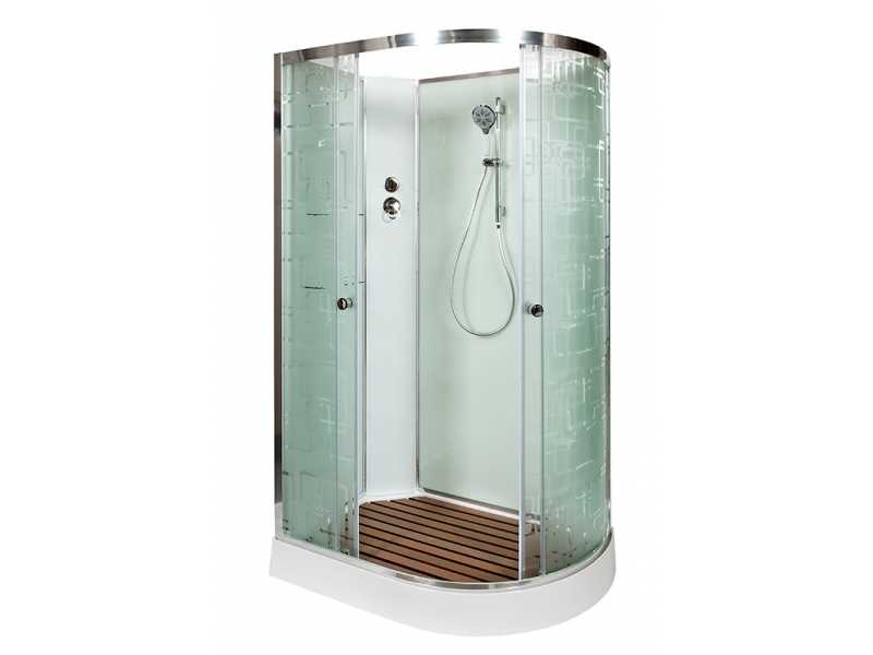 Купить Душевая кабина Deto Em EM1511 L/R N гм 110 x 80 см, без крыши