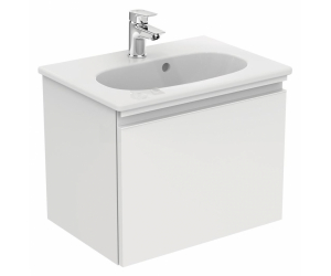 Тумба под раковину Ideal Standard Tesi 50 см, подвесная, белый глянцевый, T0045OV