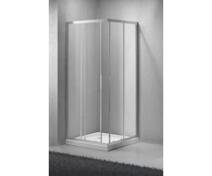 Душевой уголок BelBagno SELA-A-2-95-Ch-Cr, 95 х 95 х 190 см, стекло текстурированное