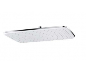 Верхний душ Kludi Freshline 6440005-00, 40 x 26 см, прямоугольный, 1 режим струи, без держателя, хром/белый