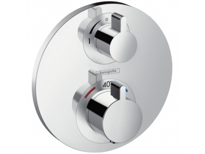 Смеситель Hansgrohe Ecostat S для душа, с запорным вентилем, хром, 15757000