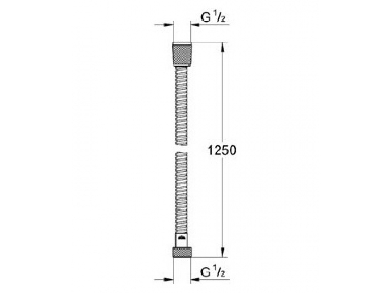 Купить Гигиенический душ GROHE BauCurve, со смесителем, хром, 123072