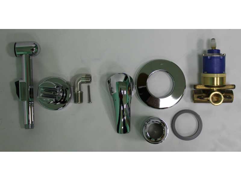Купить Гигиенический душ GROHE BauCurve, со смесителем, хром, 123072