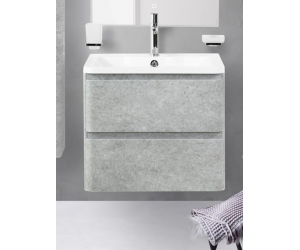 Тумба под раковину Belbagno Albano 60 cм подвесная, Cemento Verona Grigio, ALBANO-600-2C-SO-CVG