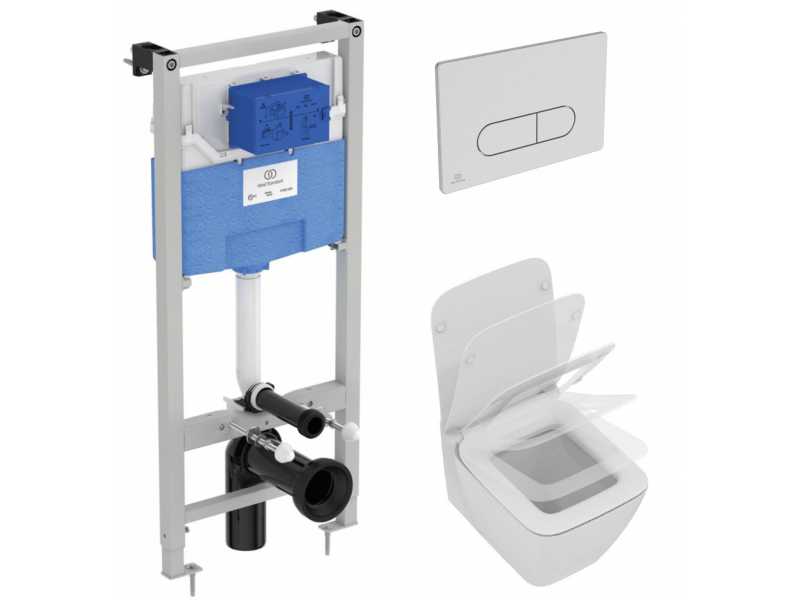 Купить Инсталляция Ideal Standard Prosys с унитазом Strada II AquaBlade®, P387001, сиденье микролифт, комплект
