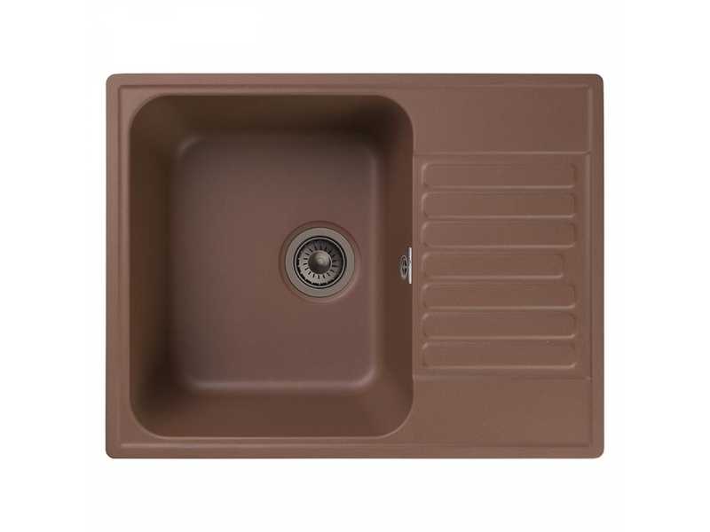 Купить Кухонная мойка GranFest Quarz Z 13, 61.8 x 47.7 см, терракот