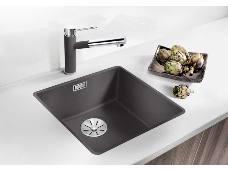 Купить Мойка Blanco Subline 400-F 523495 темная скала
