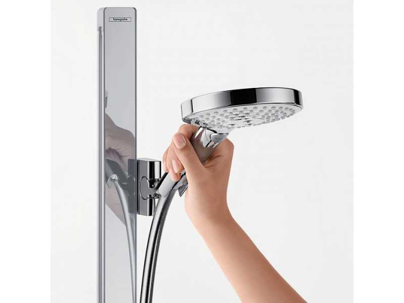 Купить Штанга для душа Hansgrohe Unica 90 см, 27640600, черный/хром