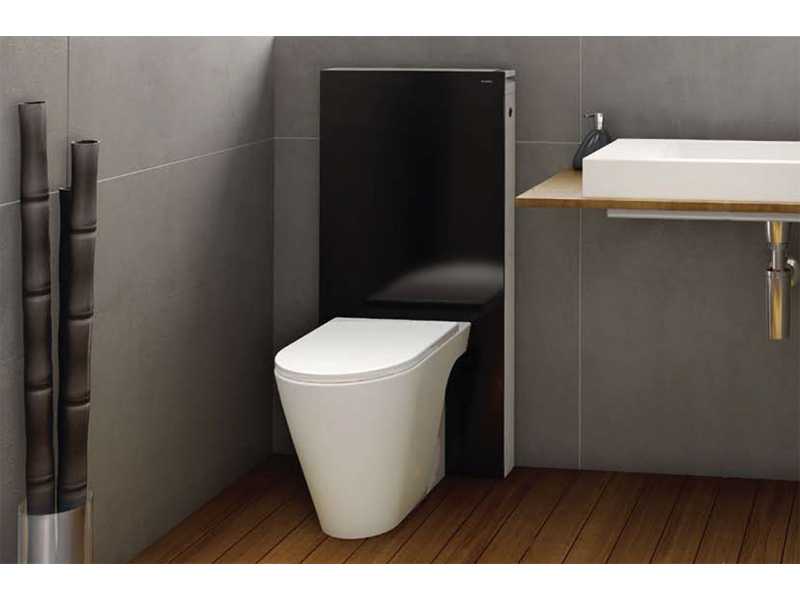 Купить Сантехнический модуль Geberit Monolith Premium 131.001.SJ.1 для напольного унитаза, черный