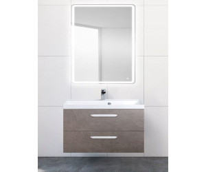 Тумба под раковину BelBagno Aurora AURORA-900-2C-SO-PG подвесная (2 ящ.)