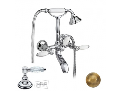 Смеситель Nicolazzi Monterosa 1801BZ32, ручка ручка с кристаллом Swarovski