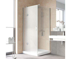 Душевой уголок Vegas Glass AFP-Fis Lux, 120 x 90 x 199.5 см, профиль глянцевый хром, стекло ретро