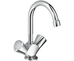 Смеситель Grohe Costa S 21338001 для раковины с поворотным изливом, г/п и цепочкой