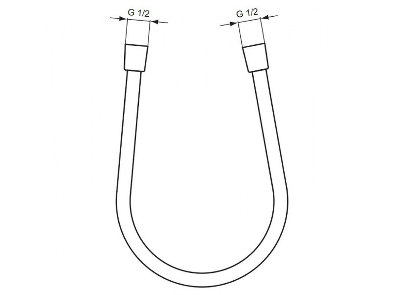 Купить Шланг для душа Ideal Standard Idealflex A3306AA, 125 см, 1/2 х 1/2