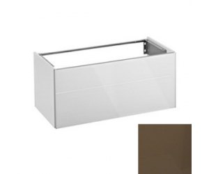 Тумба с раковиной Keuco Royal Reflex 34060 140000+34061 318001, фронт и корпус трюфель, 80*45*48,7 см