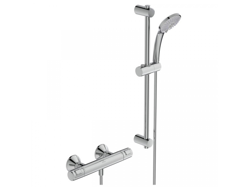 Купить Душевая система Ideal Standard Ceratherm T25 термостатическая, хром глянцевый, A7203AA