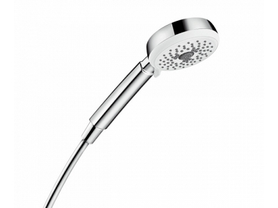 Ручной душ Hansgrohe Crometta 100 Multi 26823400, белый/хром