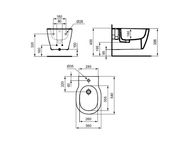 Купить Инсталляция Ideal Standard Prosys с биде Connect, D211601, комплект