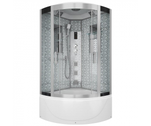 Душевая кабина Niagara 7790W, 90 x 90 см с гидромассажем, стенки белые