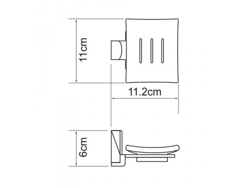 Купить Мыльница с держателем WasserKRAFT Leine 5029