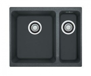 Мойка Franke KUBUS KBG 160, 125.0023.789, гранит, нижняя установка, цвет графит, 55,8*46 см
