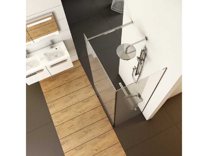 Купить Душевой уголок Ravak Walk-In Corner, 120 x 80 см, профиль блестящий, витраж транспарент, GW1CG4C00Z1