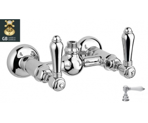 Смеситель Nicolazzi Dames Anglaises 1425GB78 для душа, гальваническое золото, ручки P. Mont Blanc