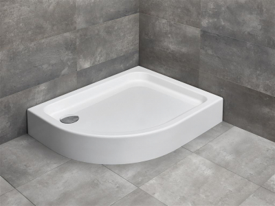 Поддон для душа Radaway Laros E, 80 x 100 см, прямоугольно-асимметричный, SLE81017-01L/R
