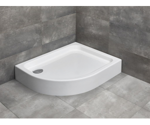 Поддон для душа Radaway Laros E, 80 x 100 см, прямоугольно-асимметричный, SLE81017-01L/R