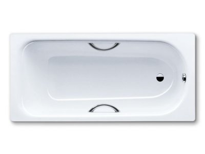 Стальная ванна Kaldewei Saniform Plus Star мод. 336, 170 х 75 х 41 см, с отверстиями для ручек, easy-clean, 1336.0001.3001