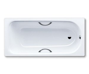 Стальная ванна Kaldewei Saniform Plus Star мод. 336, 170 х 75 х 41 см, с отверстиями для ручек, easy-clean, 1336.0001.3001