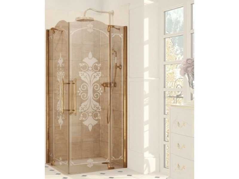 Купить Душевой уголок Huppe Studio victorian SV0101, 90 х 90 см, стекло прозрачное