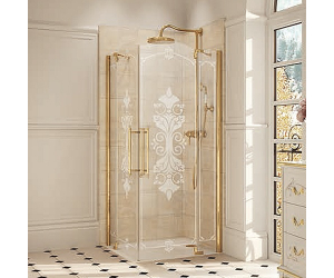 Душевой уголок Huppe Studio victorian SV0101, 90 х 90 см, стекло прозрачное