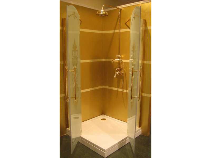 Купить Душевой уголок Huppe Studio victorian SV0101, 90 х 90 см, стекло прозрачное
