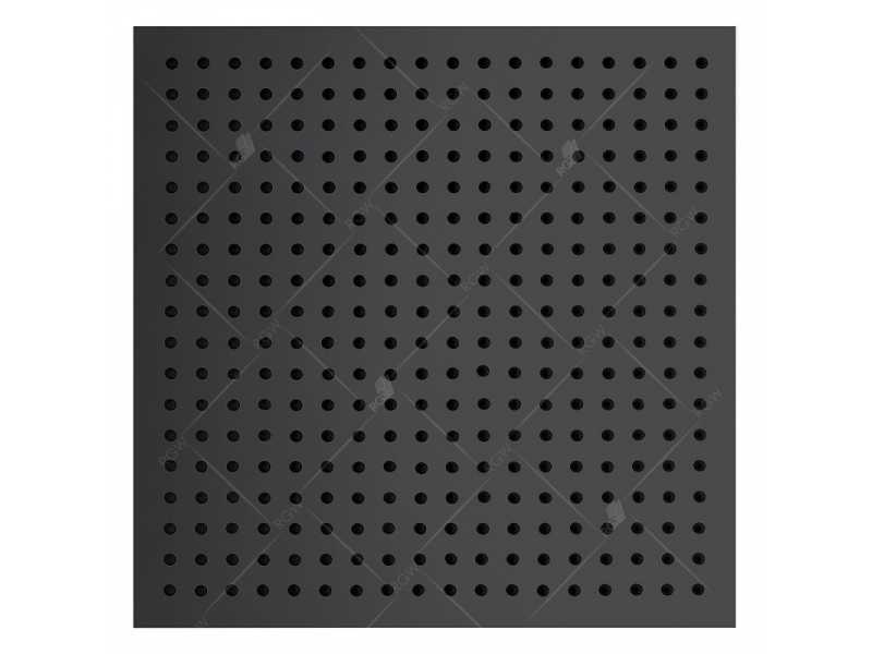 Купить Верхний душ RGW Shower Panels SP-82-25 B, 21148225-04, 25 х 25 см, 1 режим струи, без держателя, черный