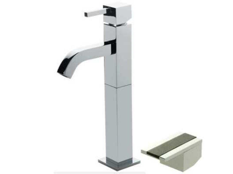 Купить Смеситель Bandini Ice Cube 750320PN00LW для раковины, никель/ручка венге