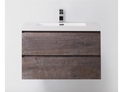 Тумба под раковину BelBagno Luce LUCE-900-2C-SO-PT, 90 х 48 х 50 см, цвет серый камень (stone)
