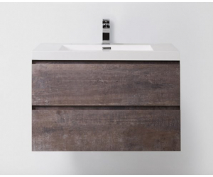 Тумба под раковину BelBagno Luce LUCE-900-2C-SO-PT, 90 х 48 х 50 см, цвет серый камень (stone)