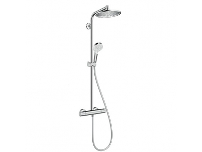 Душевая система Hansgrohe Crometta S 240 1jet Showerpipe 27267000 с термостатом, хром