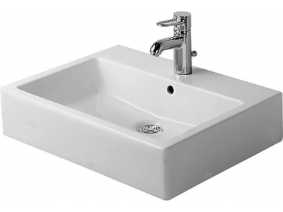 Раковина Duravit Vero 0454600028, 60*46,5 см, без отверстия под смеситель