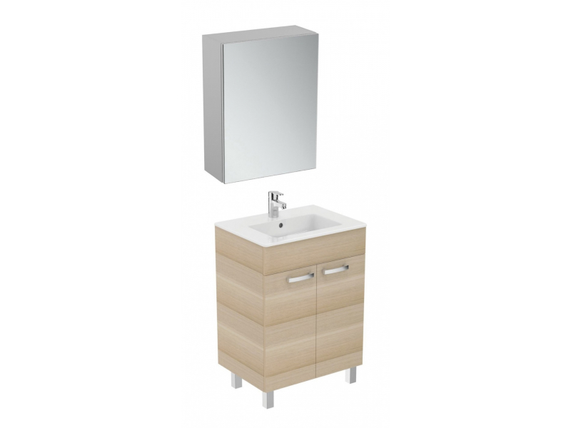 Купить Тумба под раковину Ideal Standard Tempo 60 см, напольная, дуб, E3239OS