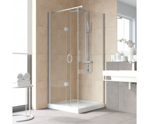 Душевой уголок Vegas Glass GPS-Fis Lux, 80 x 120 x 199.5 см, профиль матовый хром, стекло прозрачное