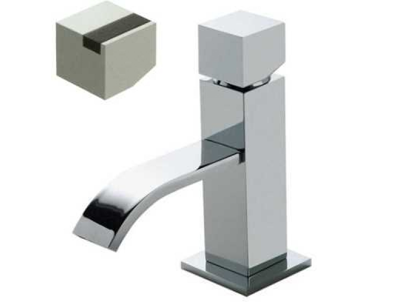 Купить Смеситель Bandini Ice Cube 2 750120PN04LR для раковины, хром/ручка белый дуб