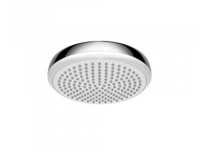 Верхний душ Hansgrohe Crometta 160 EcoSmart, 16х16 см, 1 тип струи, без держателя, белый/хром (26578400)