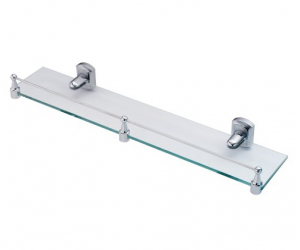 Полка стеклянная WasserKRAFT 3044, с бортиком