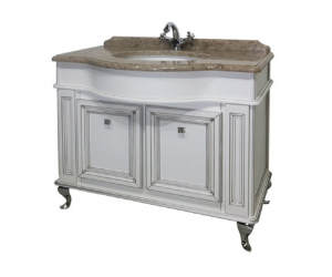 Тумба под раковину Caprigo Fresco 100 10623, цвет B-016 bianco alluminio