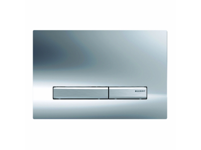 Клавиша Geberit Sigma Type 50 115.788.21.2, двойной смыв, цинковое литье, глянцевый хром