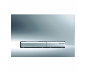 Клавиша Geberit Sigma Type 50 115.788.21.2, двойной смыв, цинковое литье, глянцевый хром