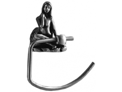 Полотенцедержатель Art&Max Juno AM-B-0716-T, серебро, 15.6 см